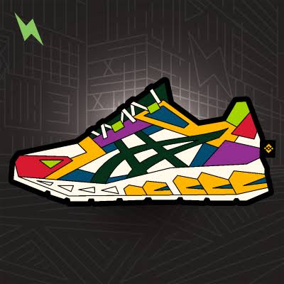 STEPN과 ASICS의 운동화 NFT 이미지